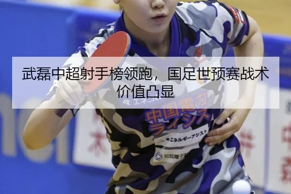 武磊中超射手榜领跑，国足世预赛战术价值凸显